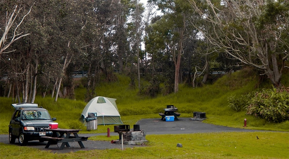 Hawaii Volcanoes National Park Campground