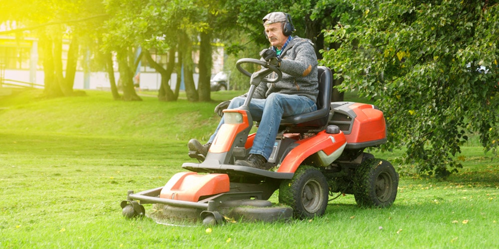 small riding lawn mower