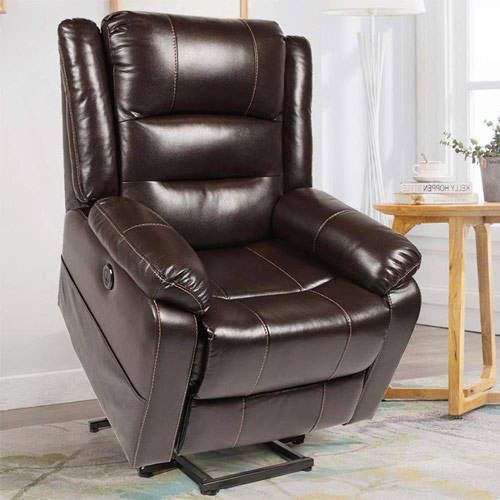 Esright Power Lift Chair Faux Leather Electric Recliner