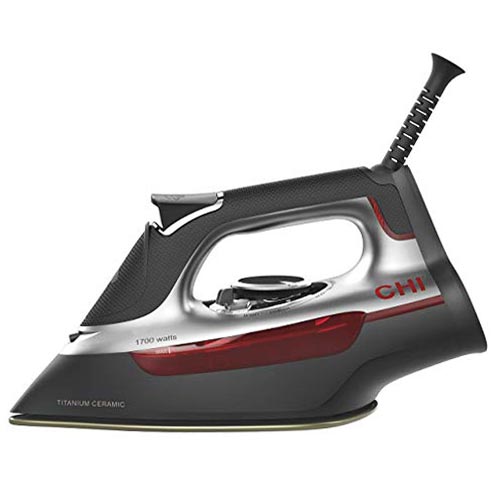 CHI Steam Iron for Clothes with Titanium Infused Ceramic Soleplate