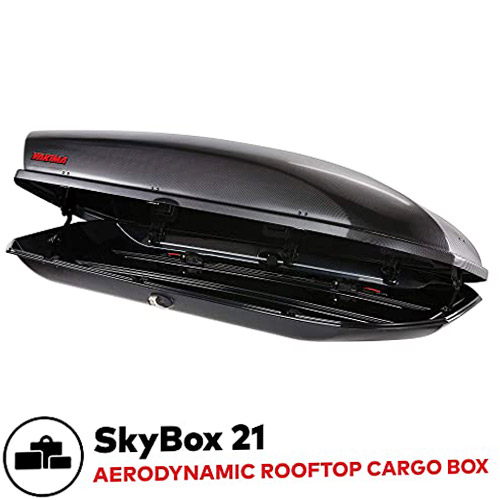 YAKIMA - SkyBox Aerodynamic Rooftop Cargo Space for Cars