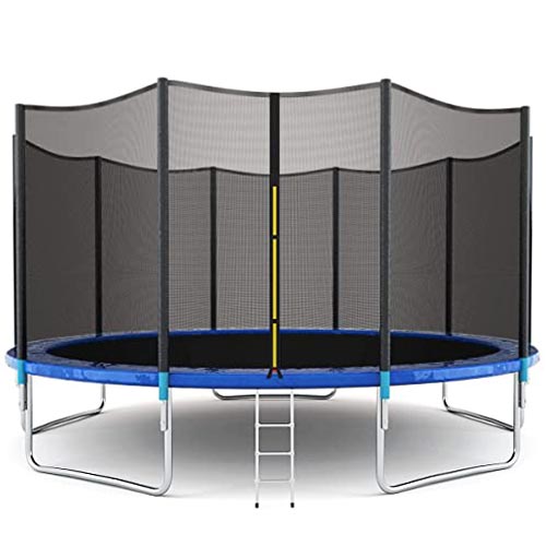 Giantex 8FT to 16Ft Trampoline with Safety Enclosure Net